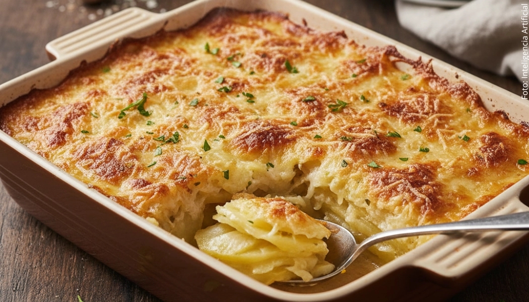 Papas gratinadas al horno
