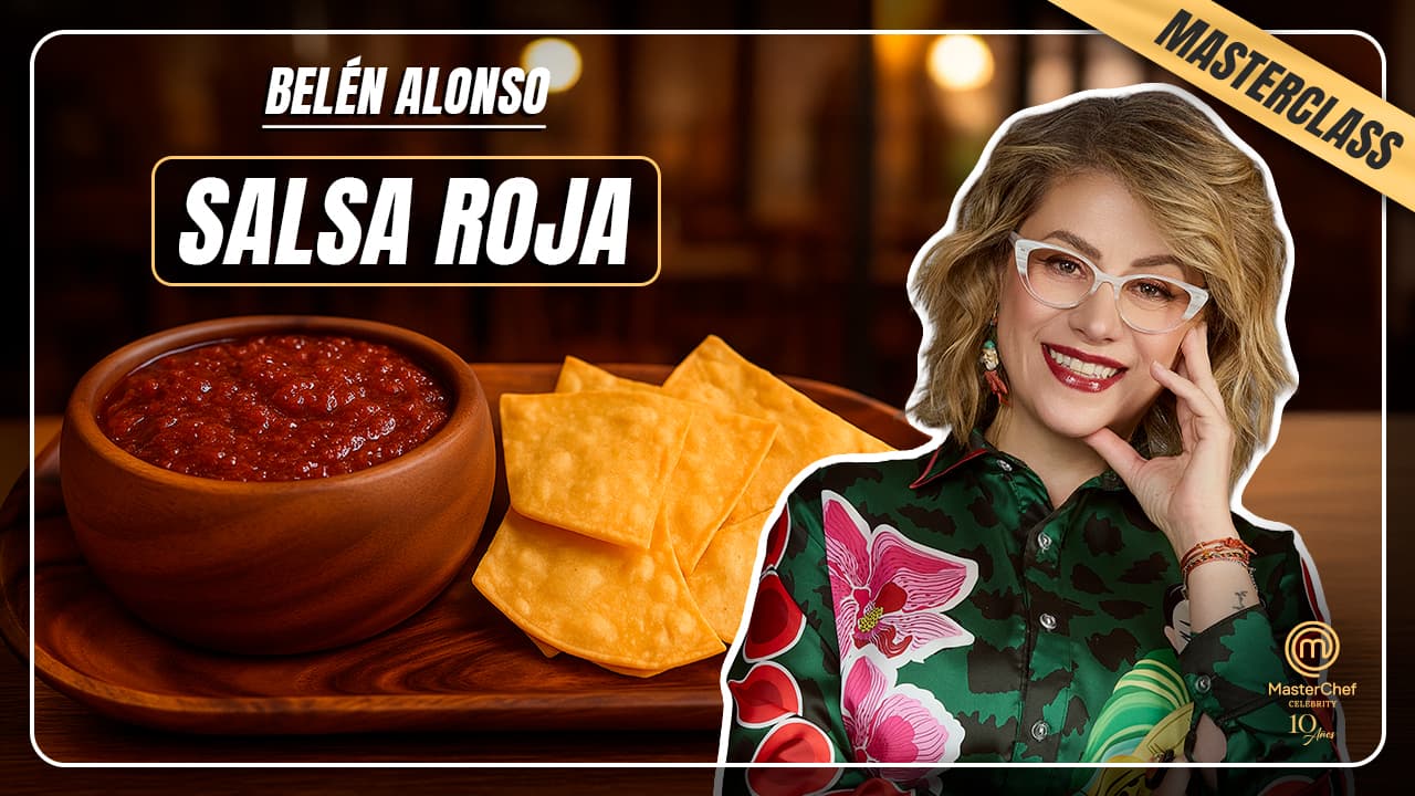 Salsa roja hecha por la chef Belén Alonso