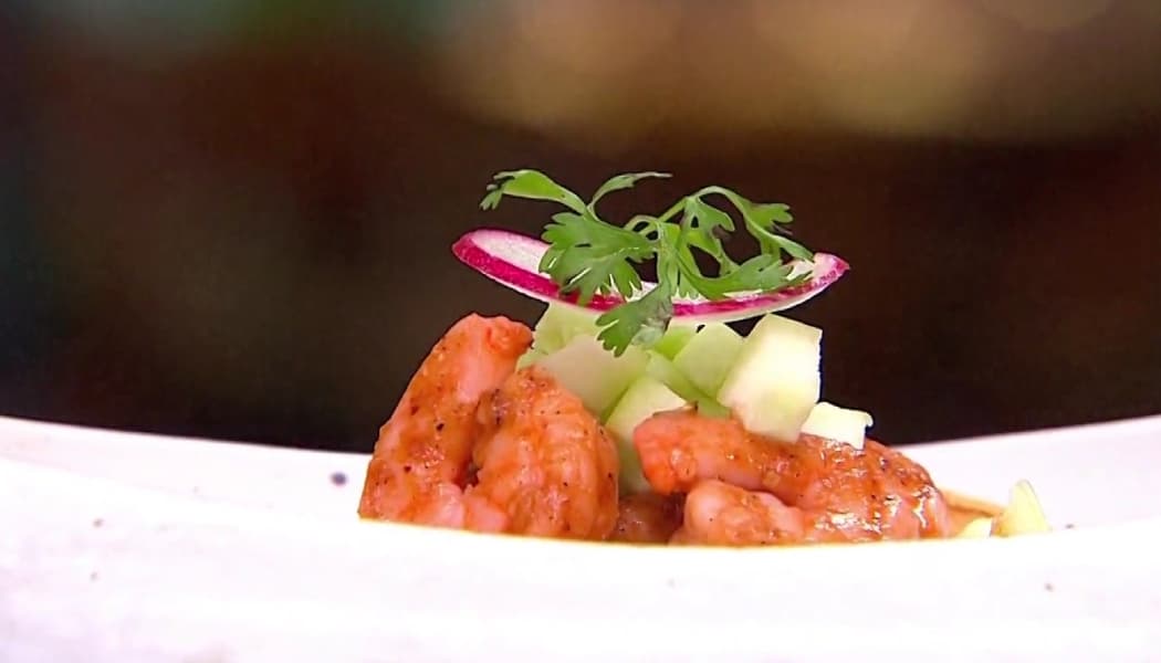 Aguachiles de camarón 