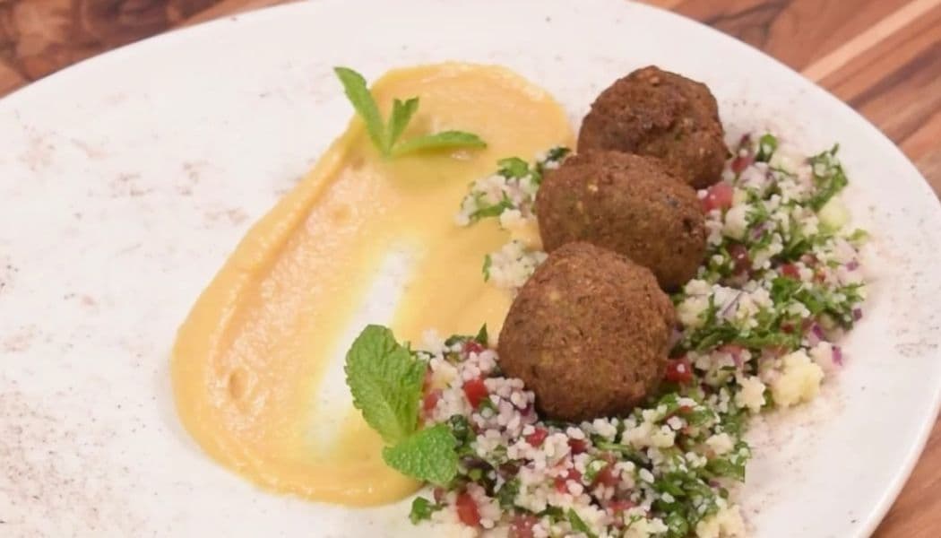 Receta de falafel, hummus y tabulé