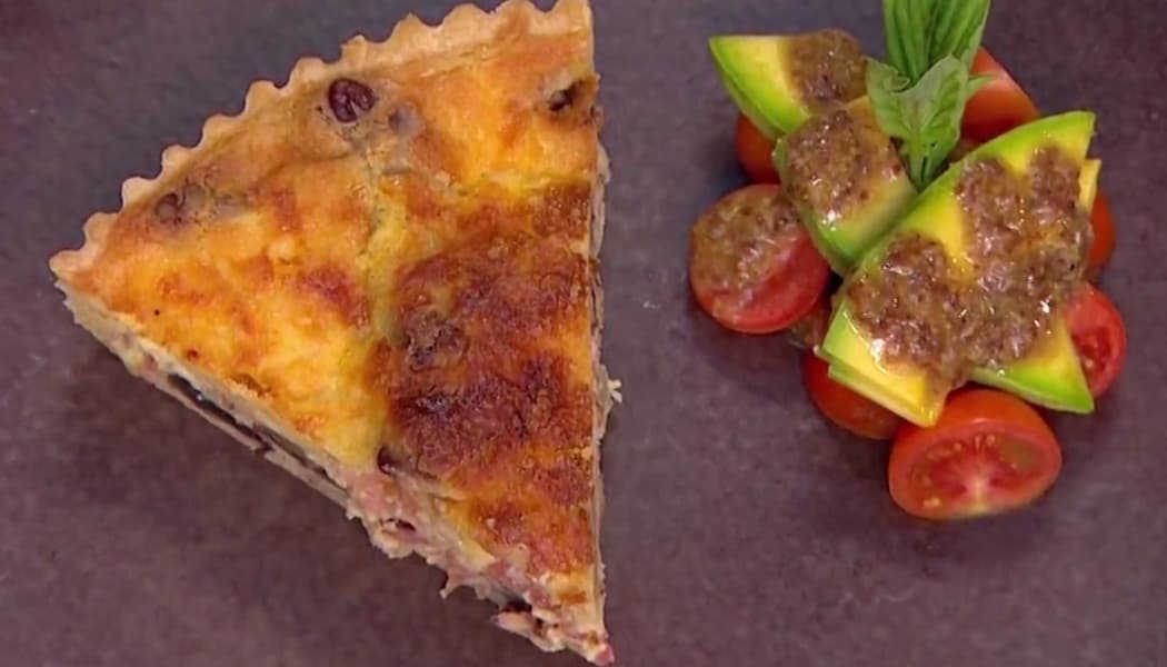 Quiche de champiñones