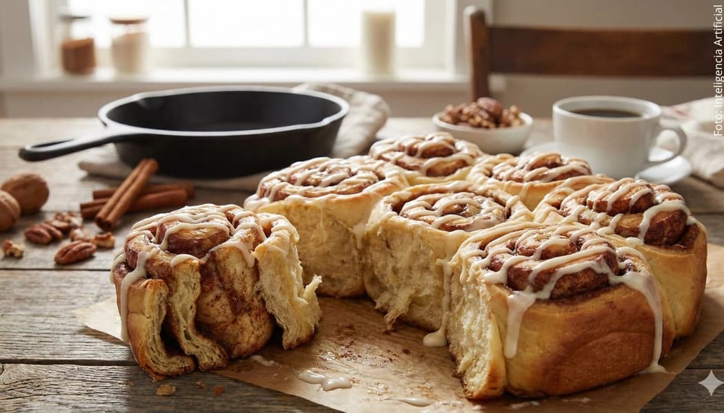 Rollos de canela caseros