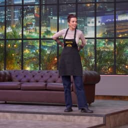 Violeta Bergonzi tuvo el peor plato de la noche y se llevó delantal negro en MasterChef