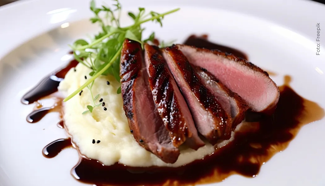 bife ancho con pure bife ancho con pure