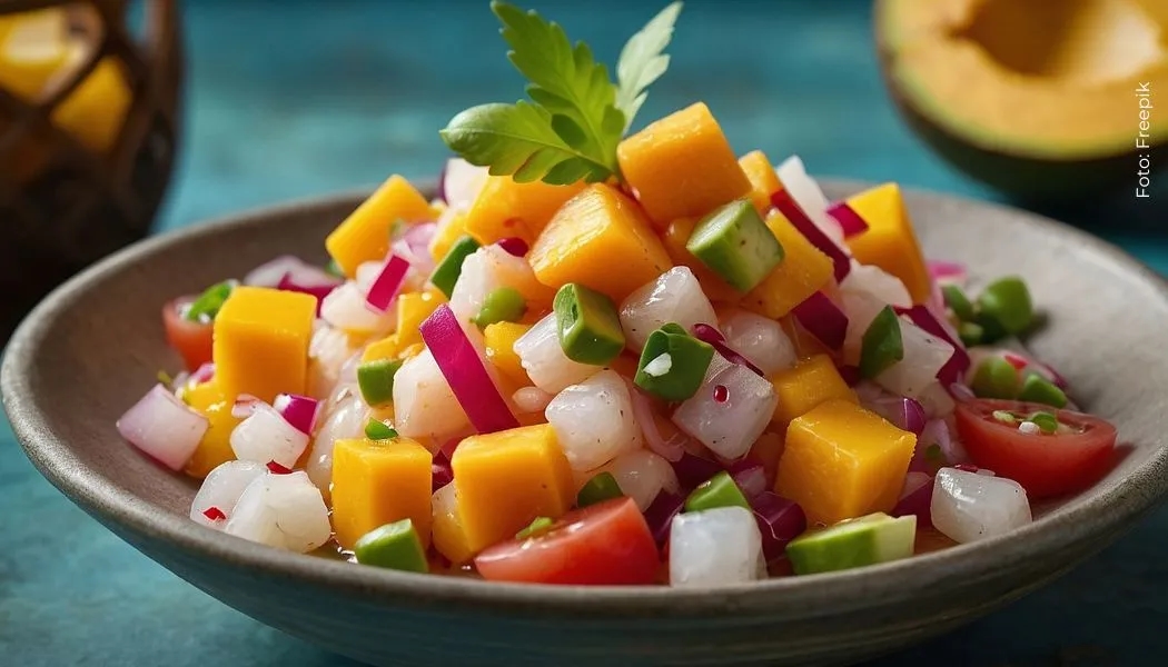 Receta ceviche de mango Receta ceviche de mango