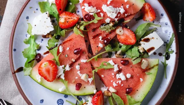 Receta ensalada de queso feta y sandía image_alt