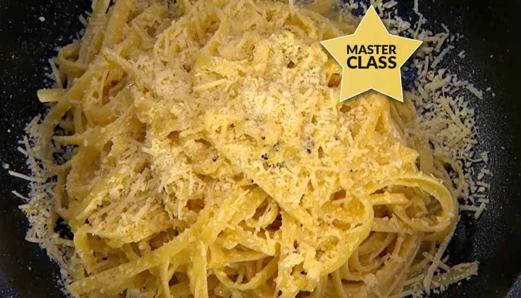Receta pasta cacio e pepe Receta pasta cacio e pepe