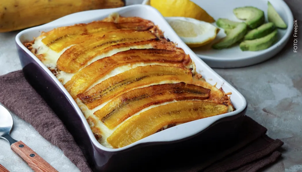 Receta lasaña de plátano  Receta lasaña de plátano