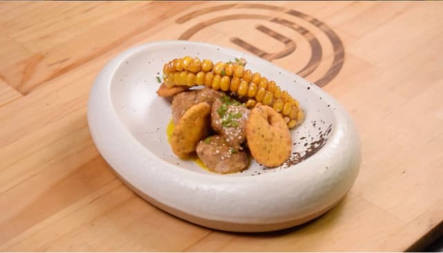 Arepitas de Maíz con Cerdo y Salsa Teriyaki image_alt