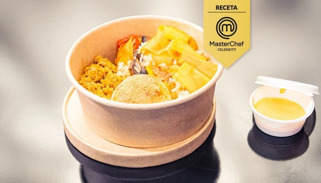 Receta arroz thai con costillas de cerdo y pan arroz thai con costillas