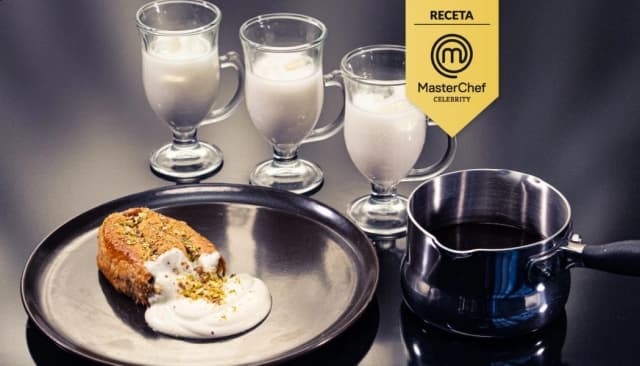 Receta baklava relleno de nuez, pistacho y café image_alt