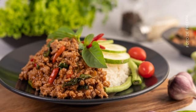 Receta carne molida de cerdo en salsa de cítricos y miel image_alt