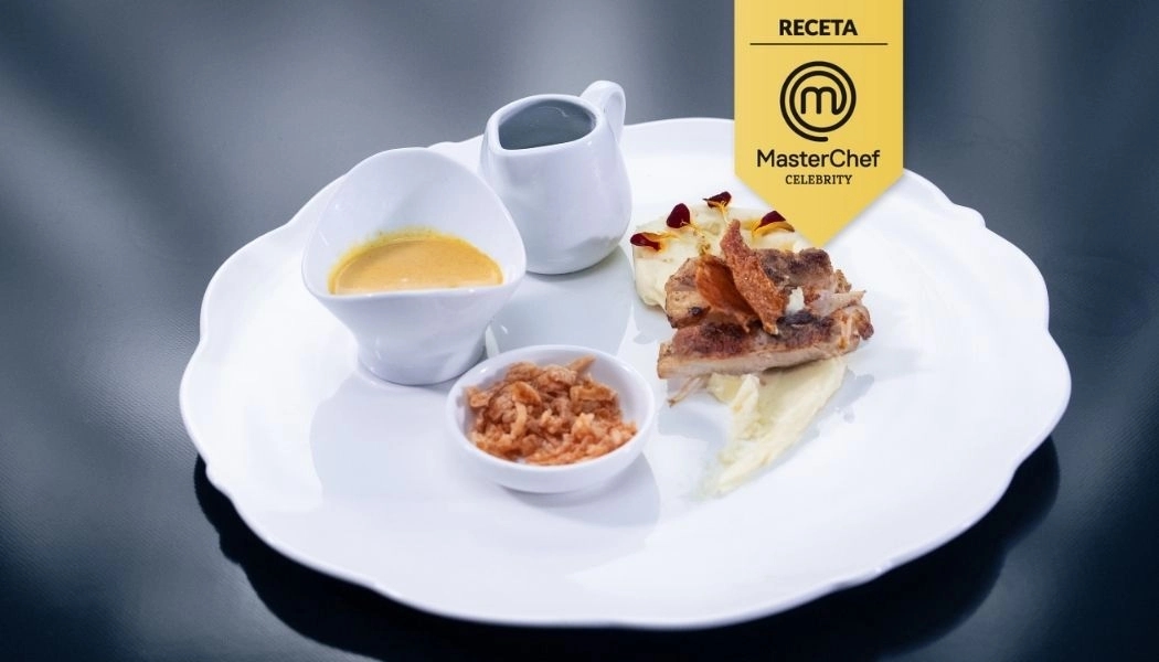 Receta contramuslo con puré de maíz. Receta contramuslo con puré de maíz.