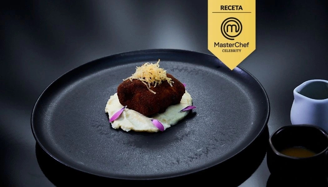 Receta corvina apanada con puré de coliflor. Receta corvina apanada con puré de coliflor.