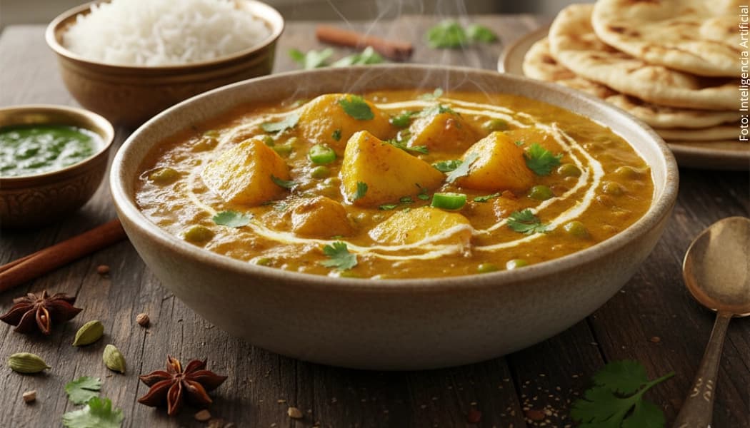 Curry de papa casero Curry de papa casero
