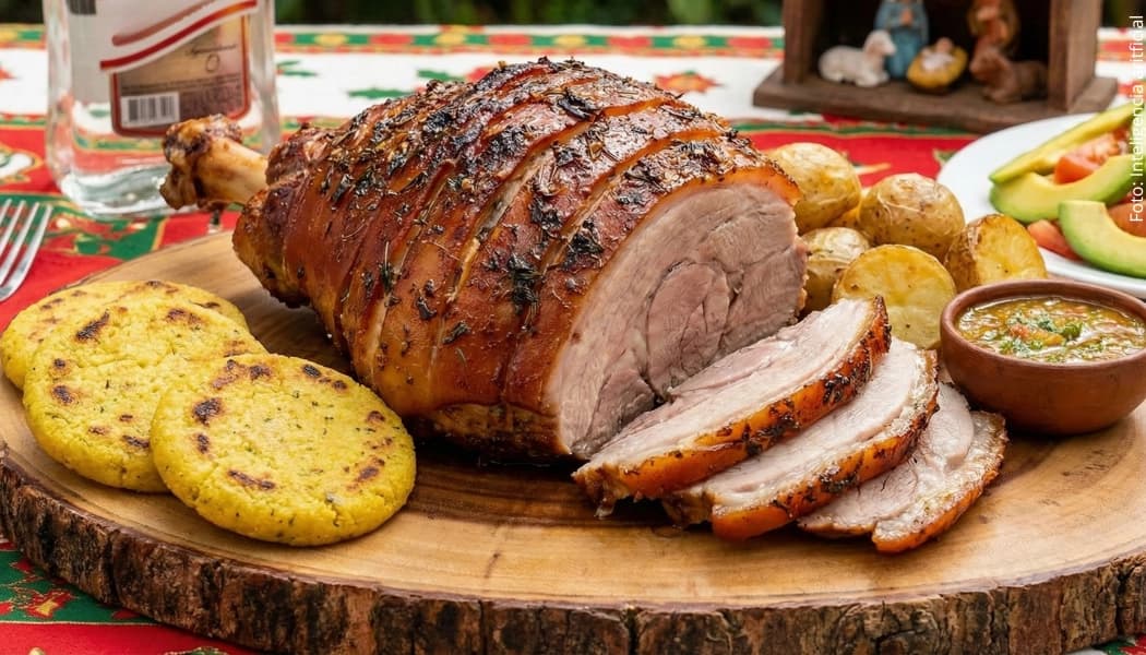 Pernil asado colombiano Pernil asado colombiano