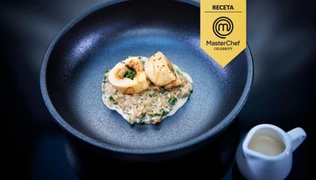 Receta pollo relleno con risotto de cebada image_alt