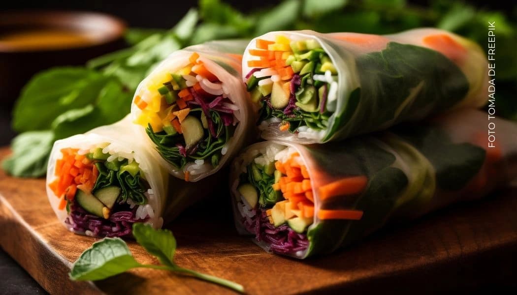 Receta rollitos primavera Receta rollitos primavera.