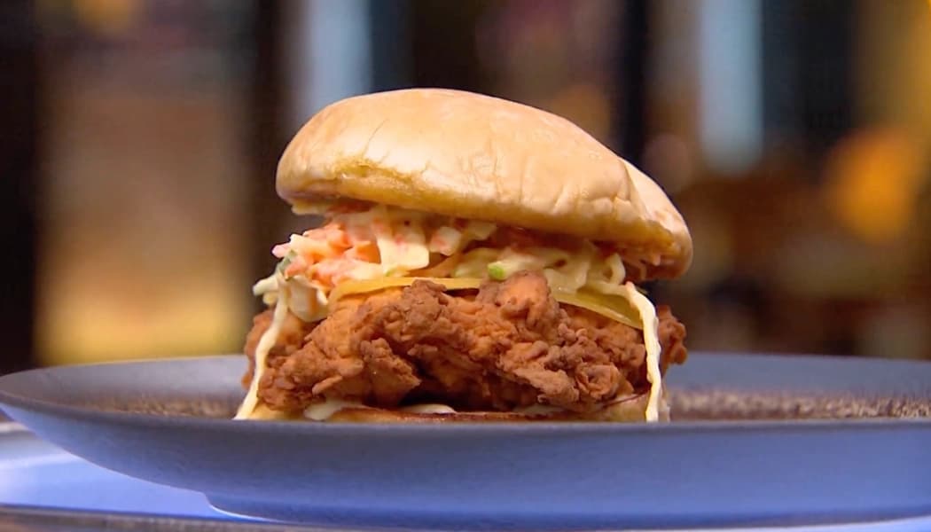 Sándwich de pollo crocante Sándwich de pollo crocante