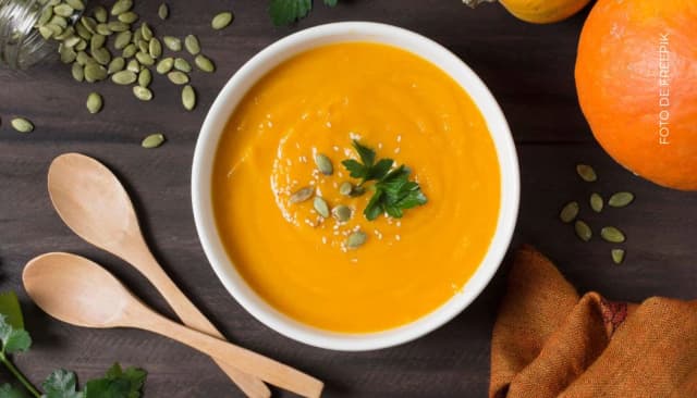 Receta sopa de calabaza, zanahoria y jengibre image_alt